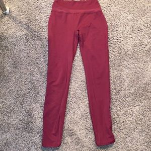 Alphalete Marroon Alphalux Harmony leggings